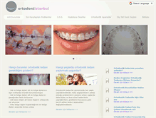 Tablet Screenshot of ortodontistanbul.com